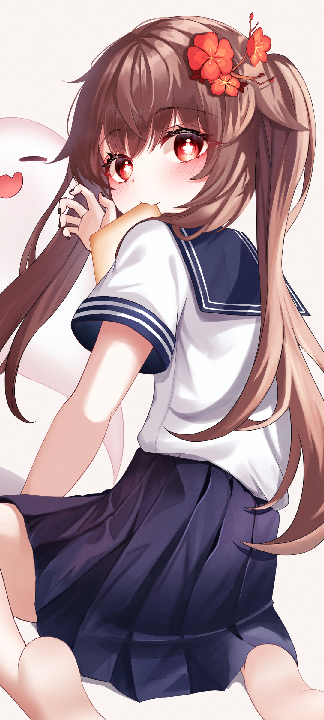 原神胡桃水手服动漫高清手机壁纸