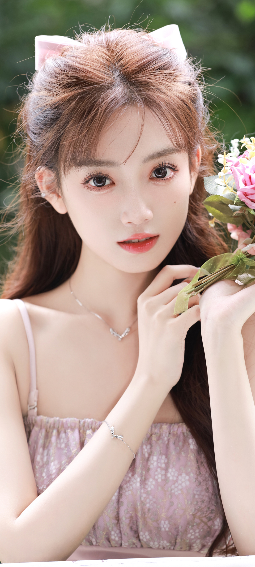 可爱好看美女鲜花精选高清手机壁纸桌面图片
