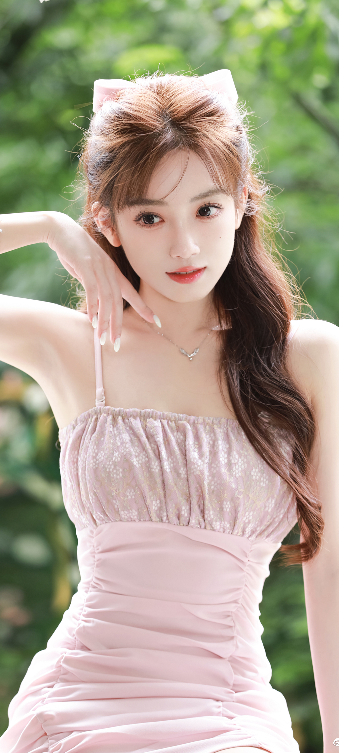 兽耳 大波浪 长发美女护眼高清手机壁纸