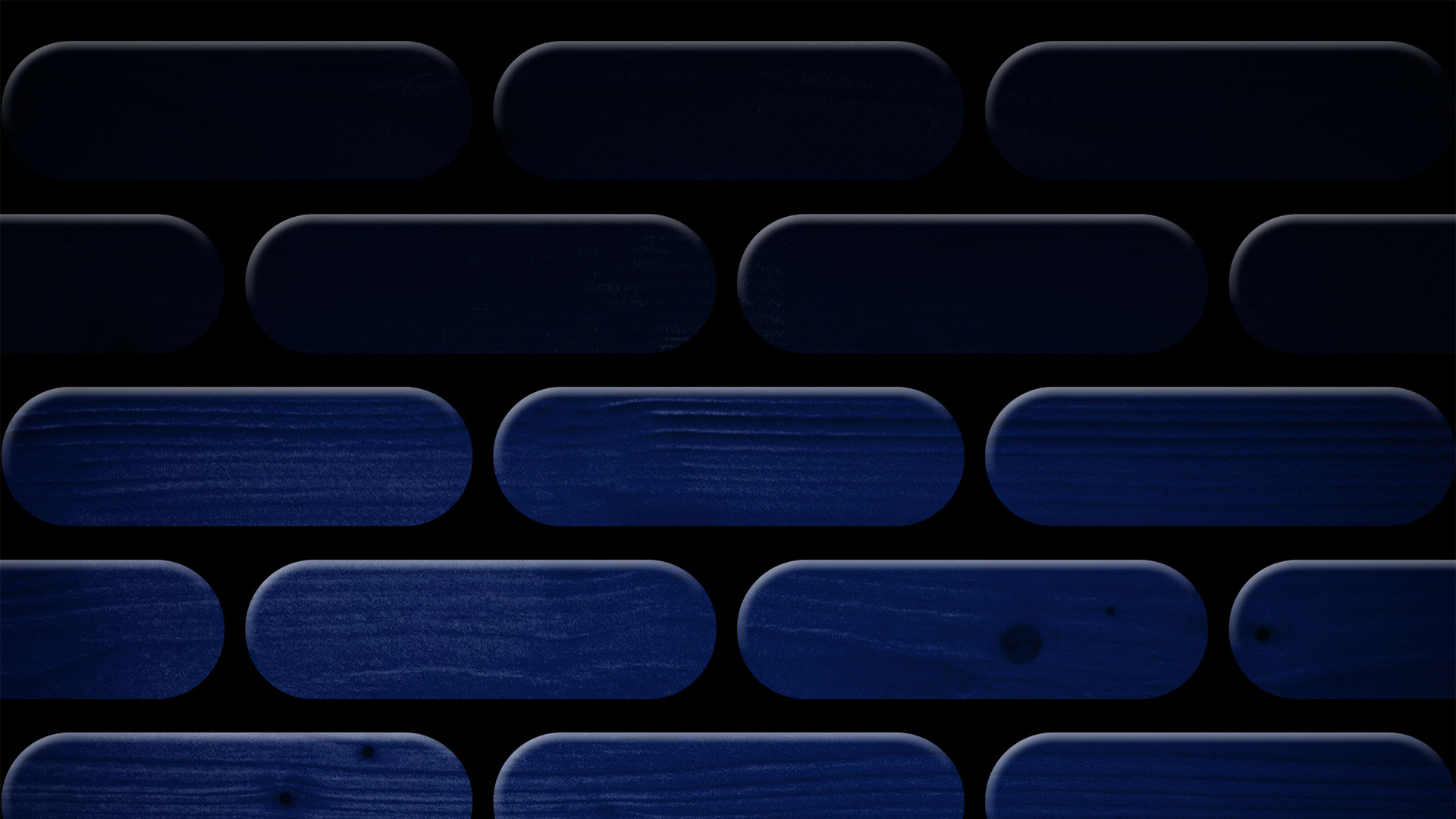 苹果 创意 蓝色 深蓝色木块 精选电脑高清壁纸