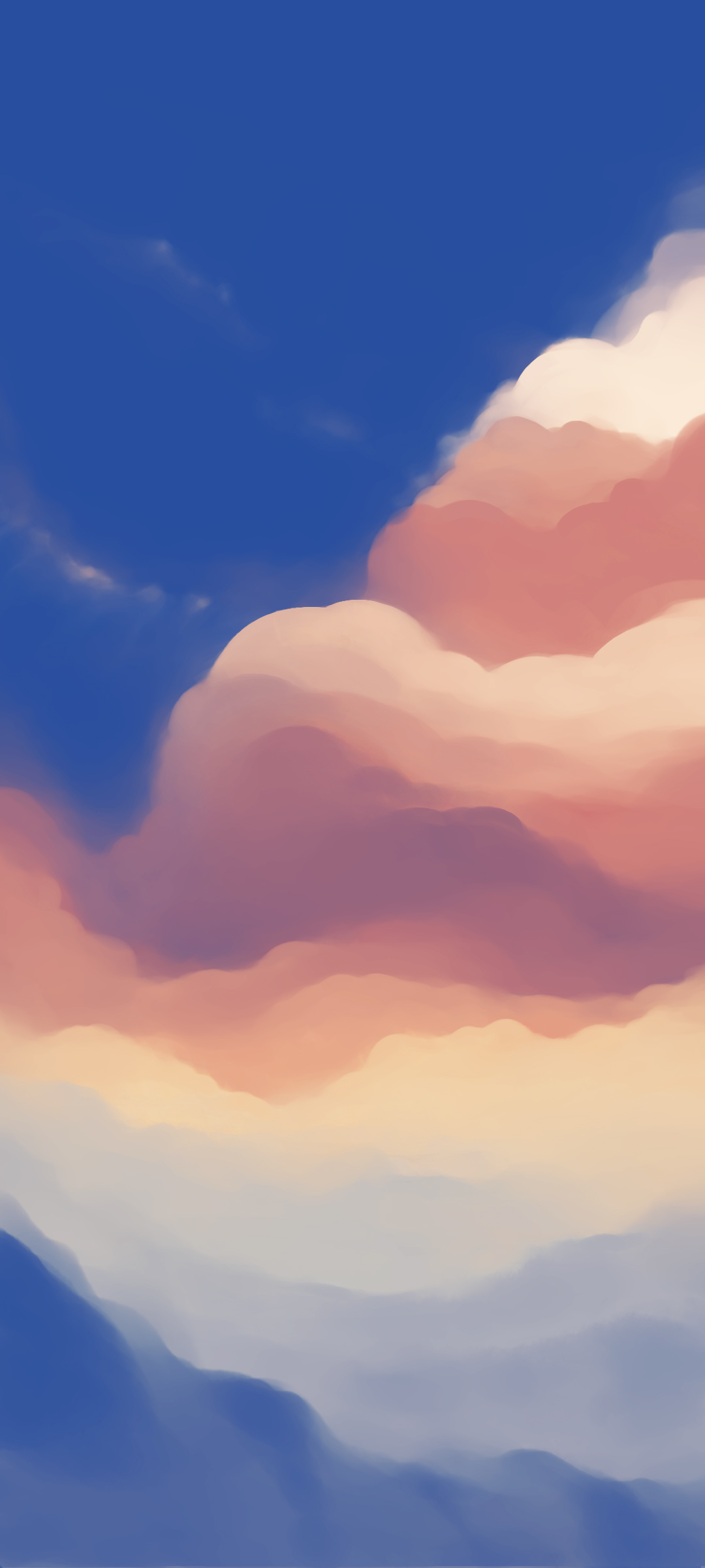 蓝色天空 设计风景全屏高清手机壁纸