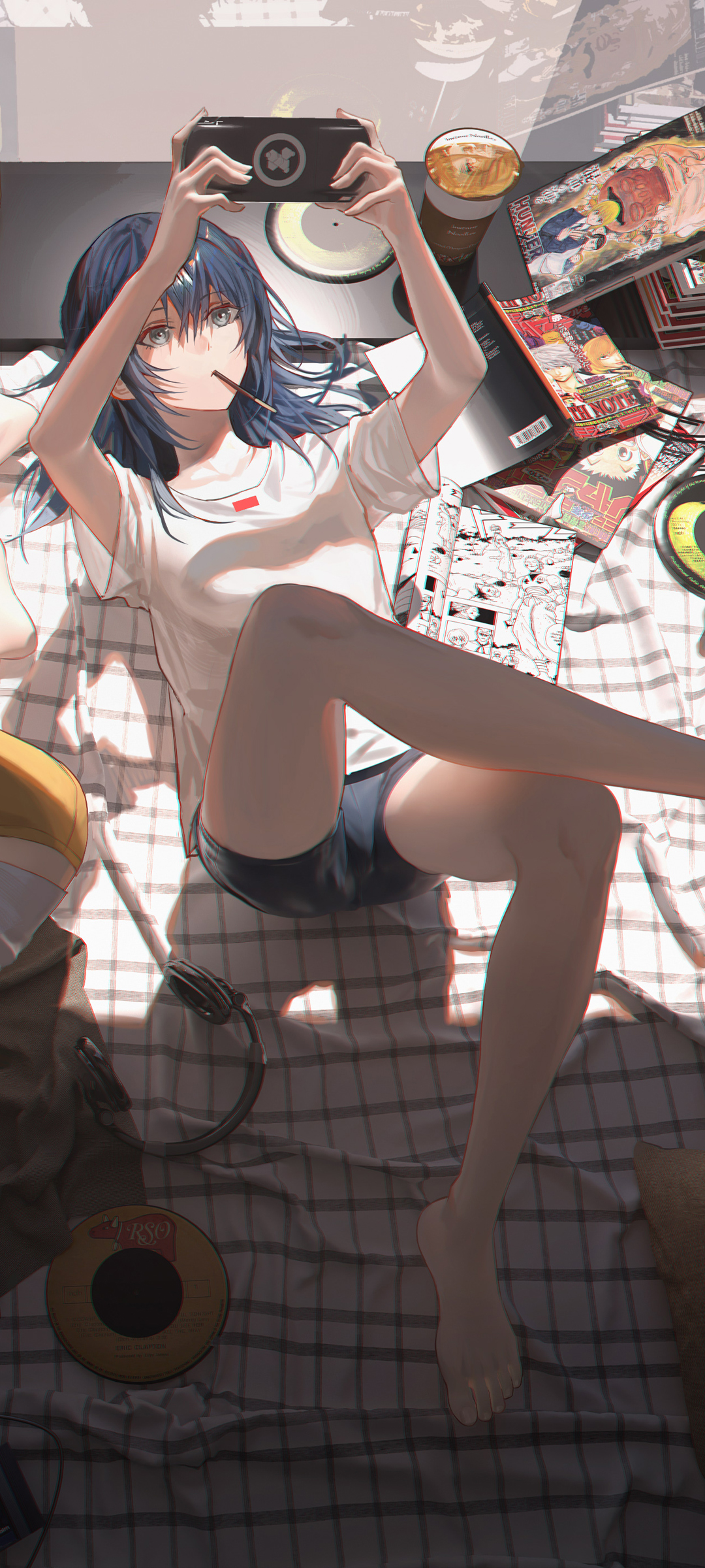周末休息 房间 少女 休闲 高清手机 动漫全屏高清手机壁纸