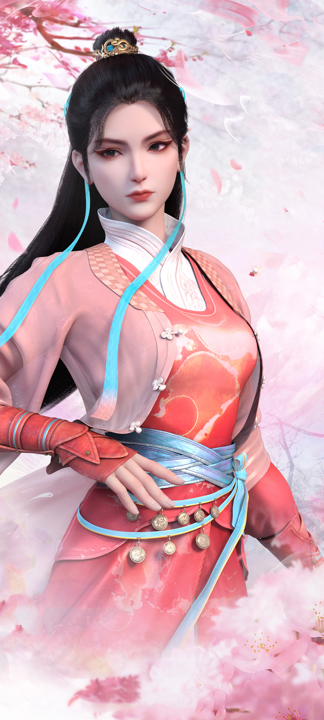 少年歌行 红衣美女高清手机壁纸