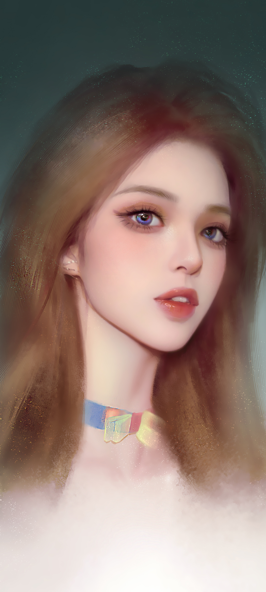 个性 美女 厚涂 高清手机 壁纸桌面
