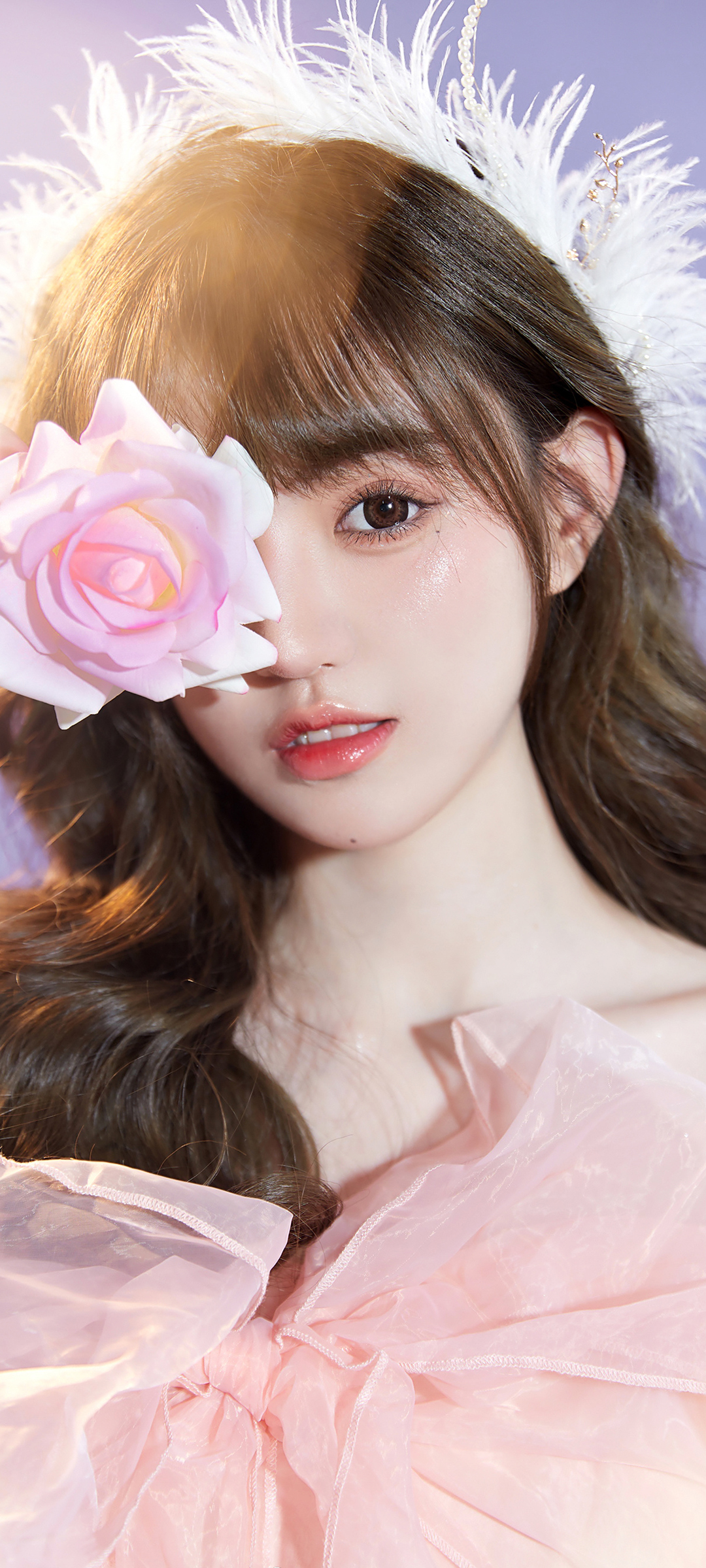 美女 花 唯美摄影 高清手机壁纸