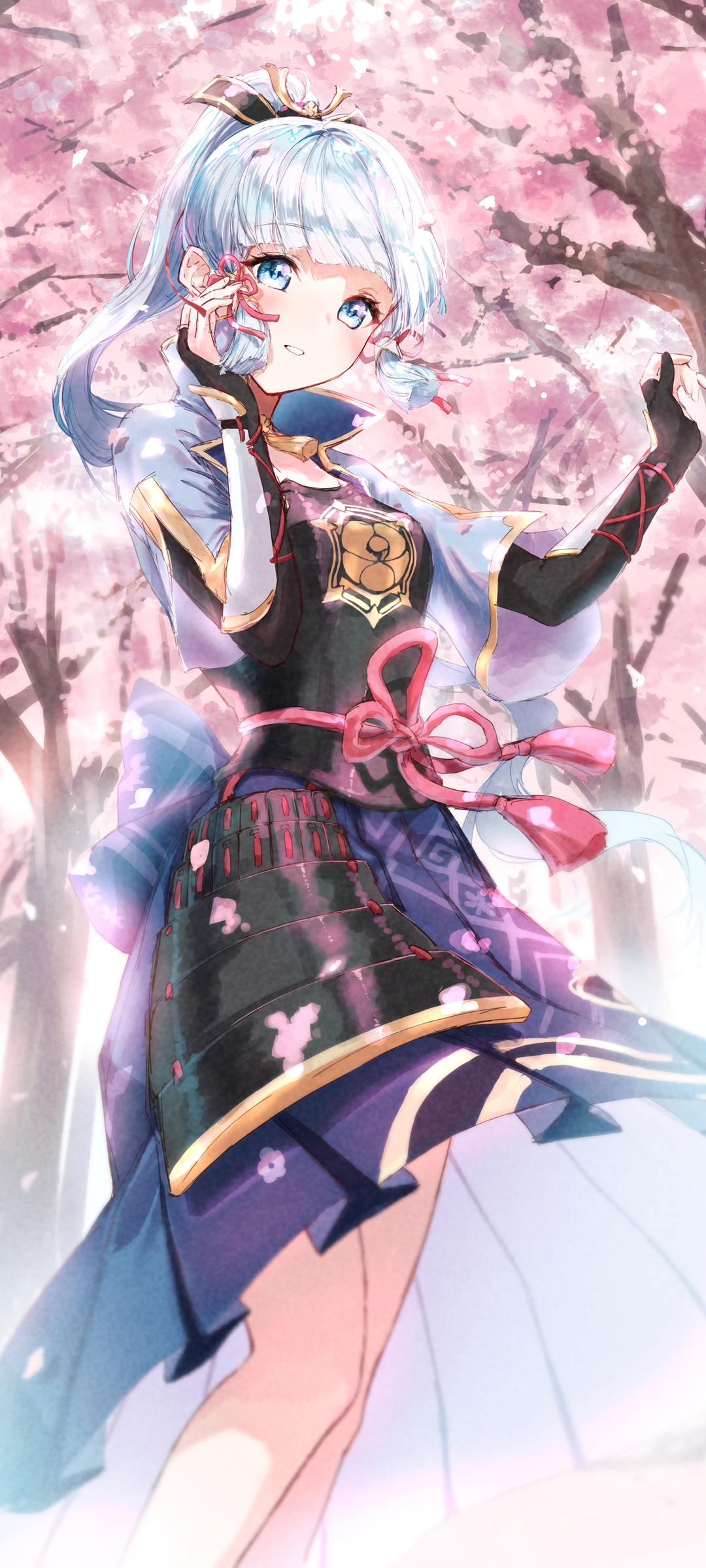 神里绫华 樱花 原神高清手机壁纸