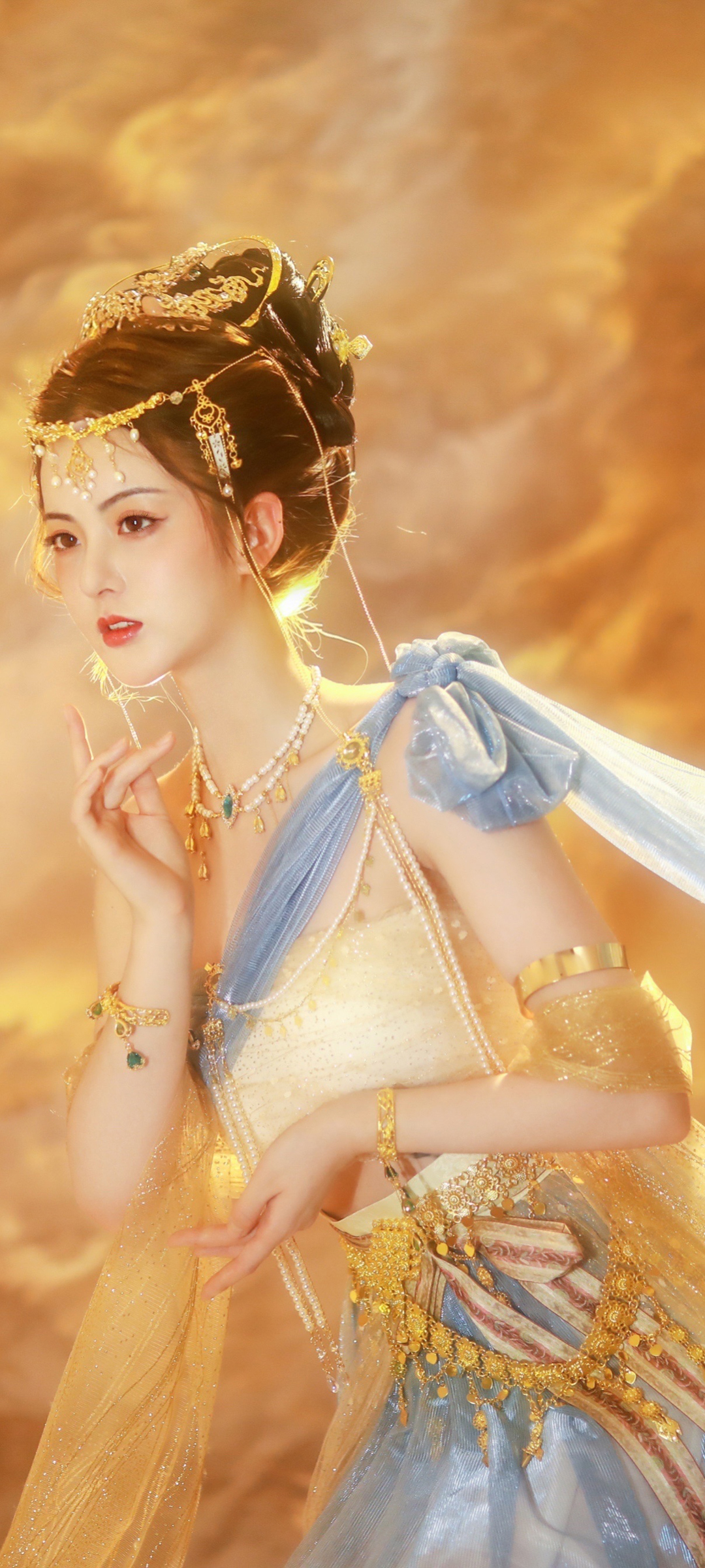 好看敦煌风美女高清手机壁纸
