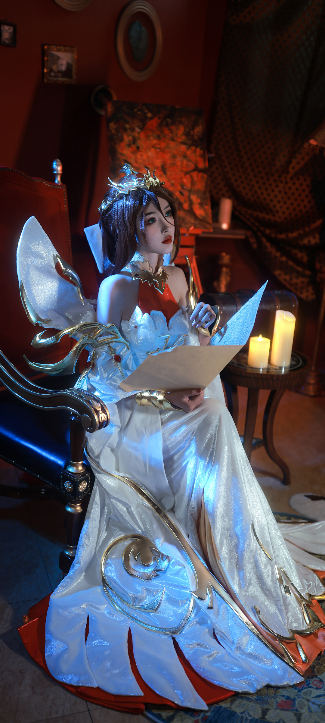 cos美女 翅膀 梦幻 唯美高清手机壁纸