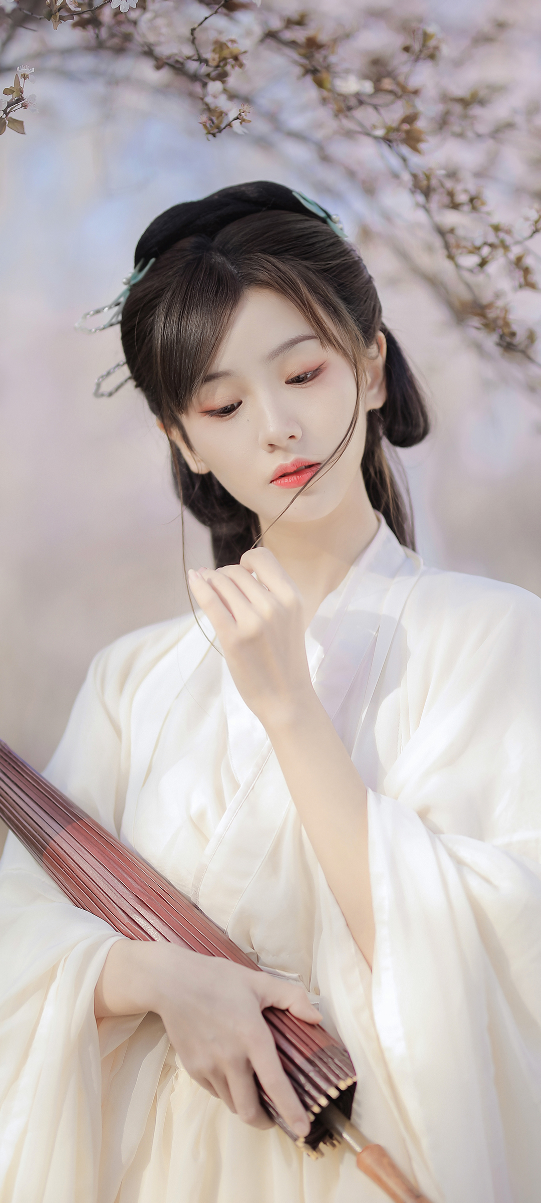 古风美女 伞 全屏高清手机壁纸