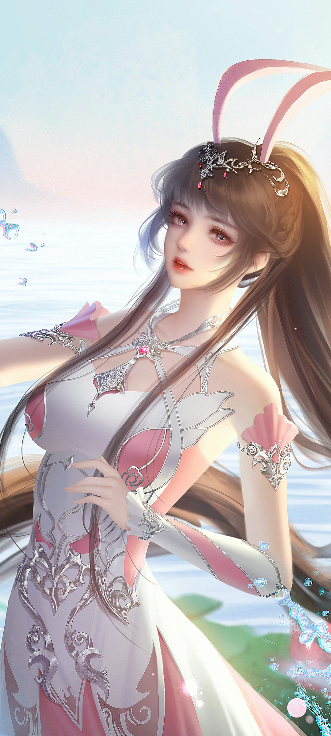 小舞 水花 唯美 全屏高清手机壁纸