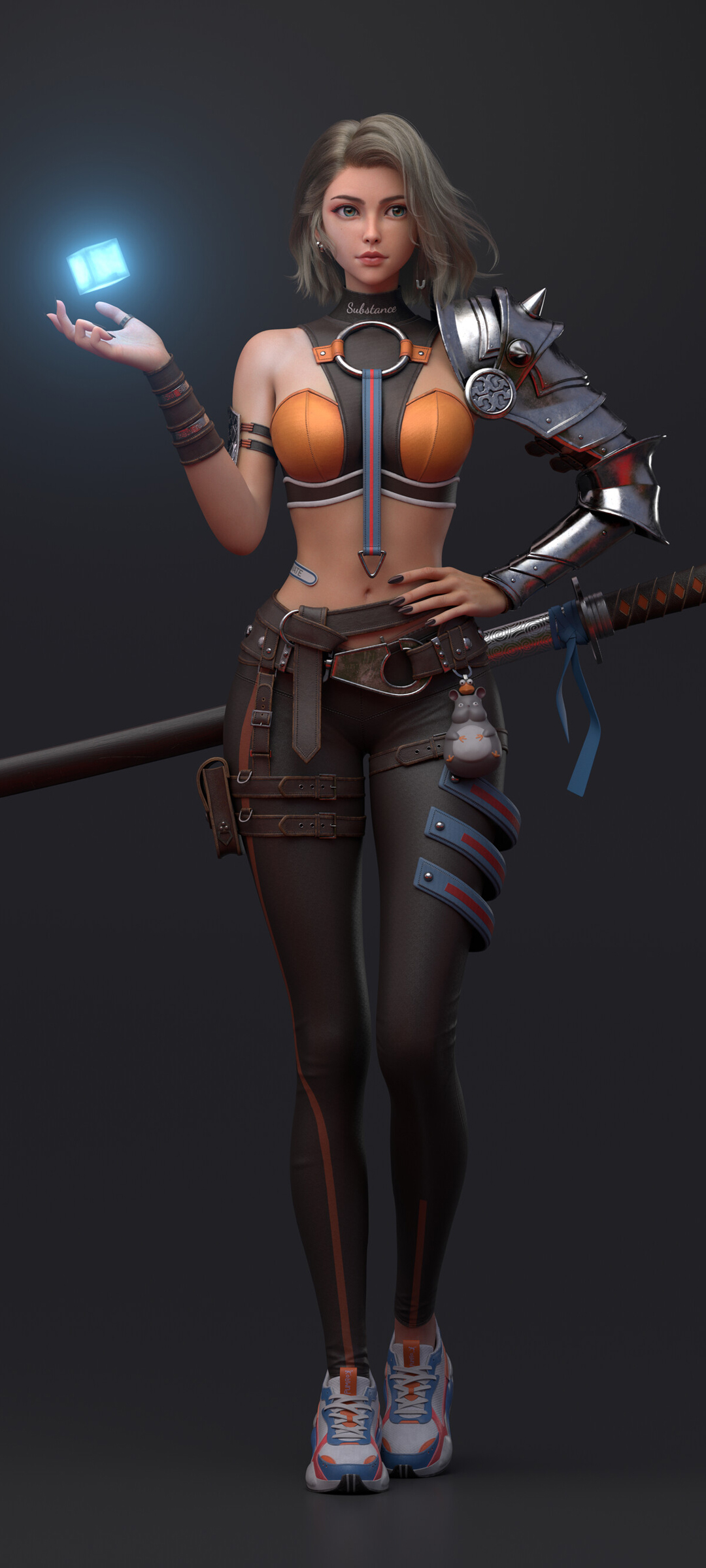 3d动漫美女人物全屏高清手机壁纸