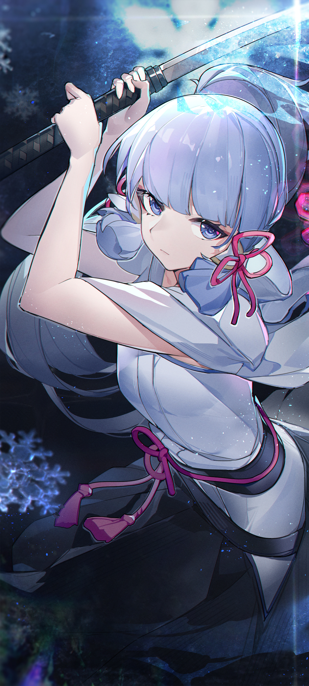 神里绫华绘画高清手机壁纸