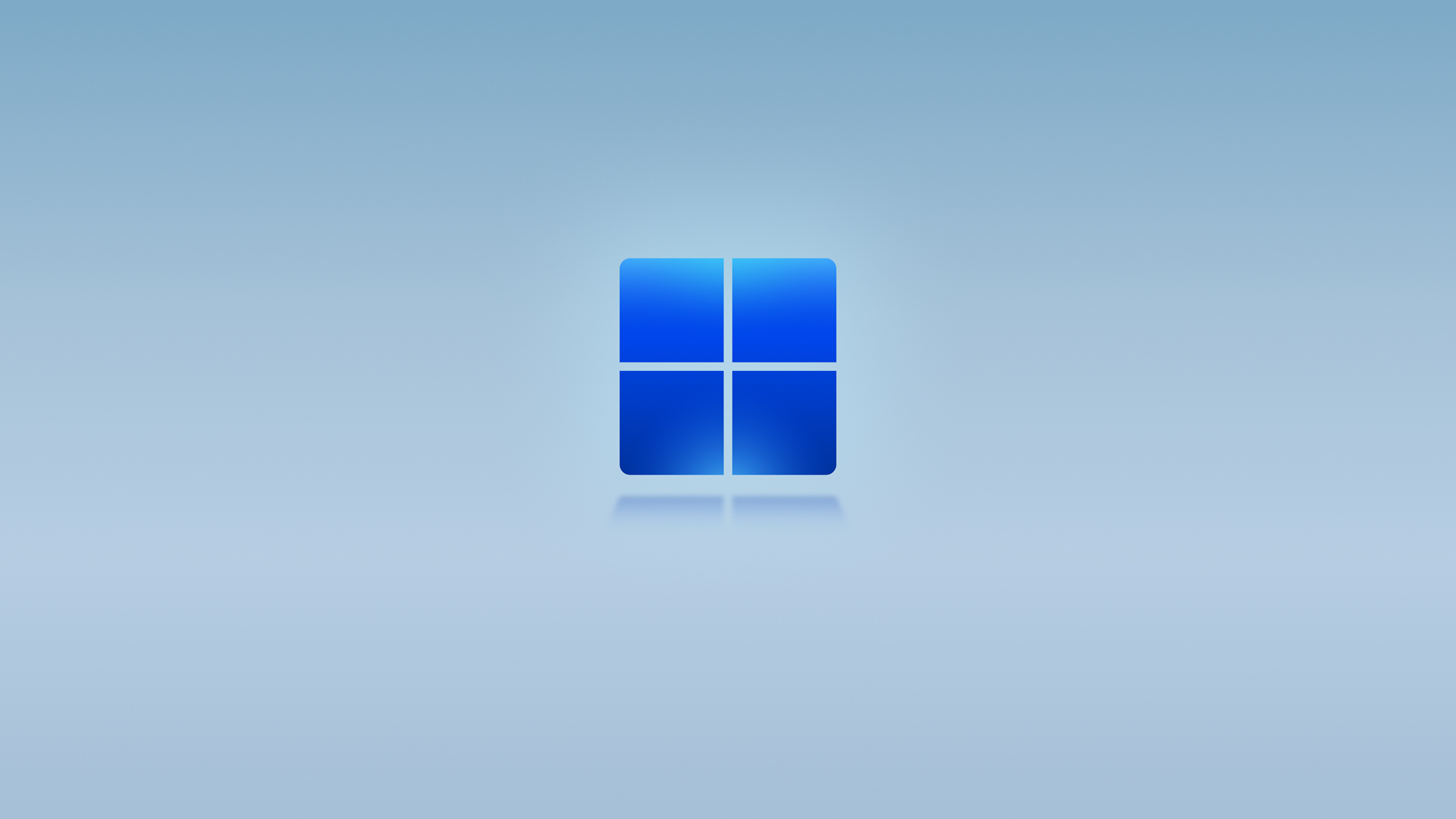 微软win11系统默认浅蓝色高清壁纸