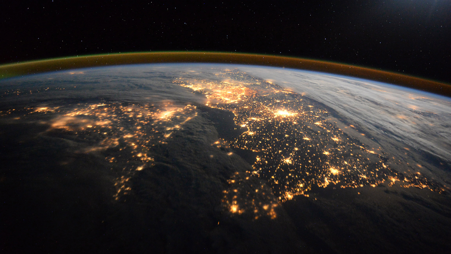 从国际空间站拍摄的地球图片精选高清壁纸