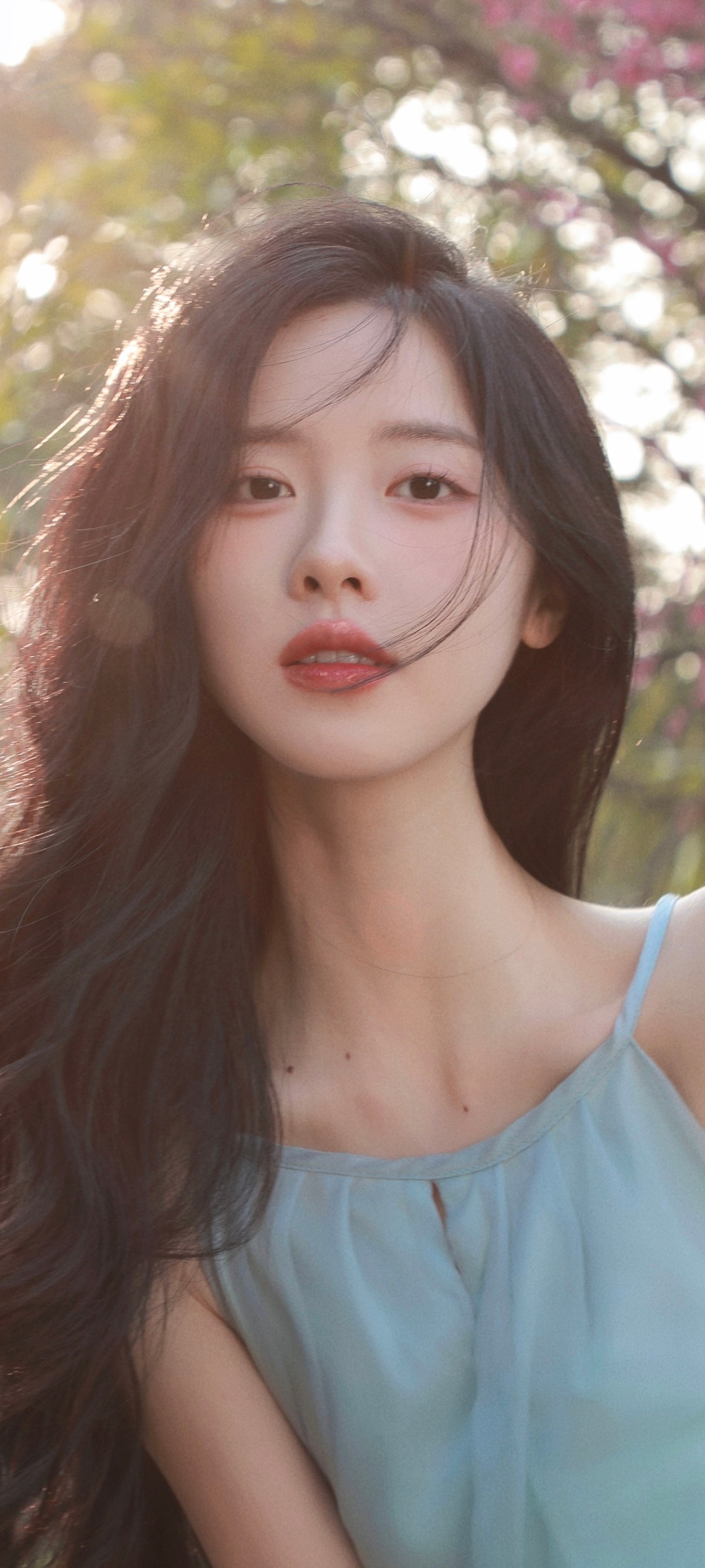 长发甜美网红美女高清手机壁纸