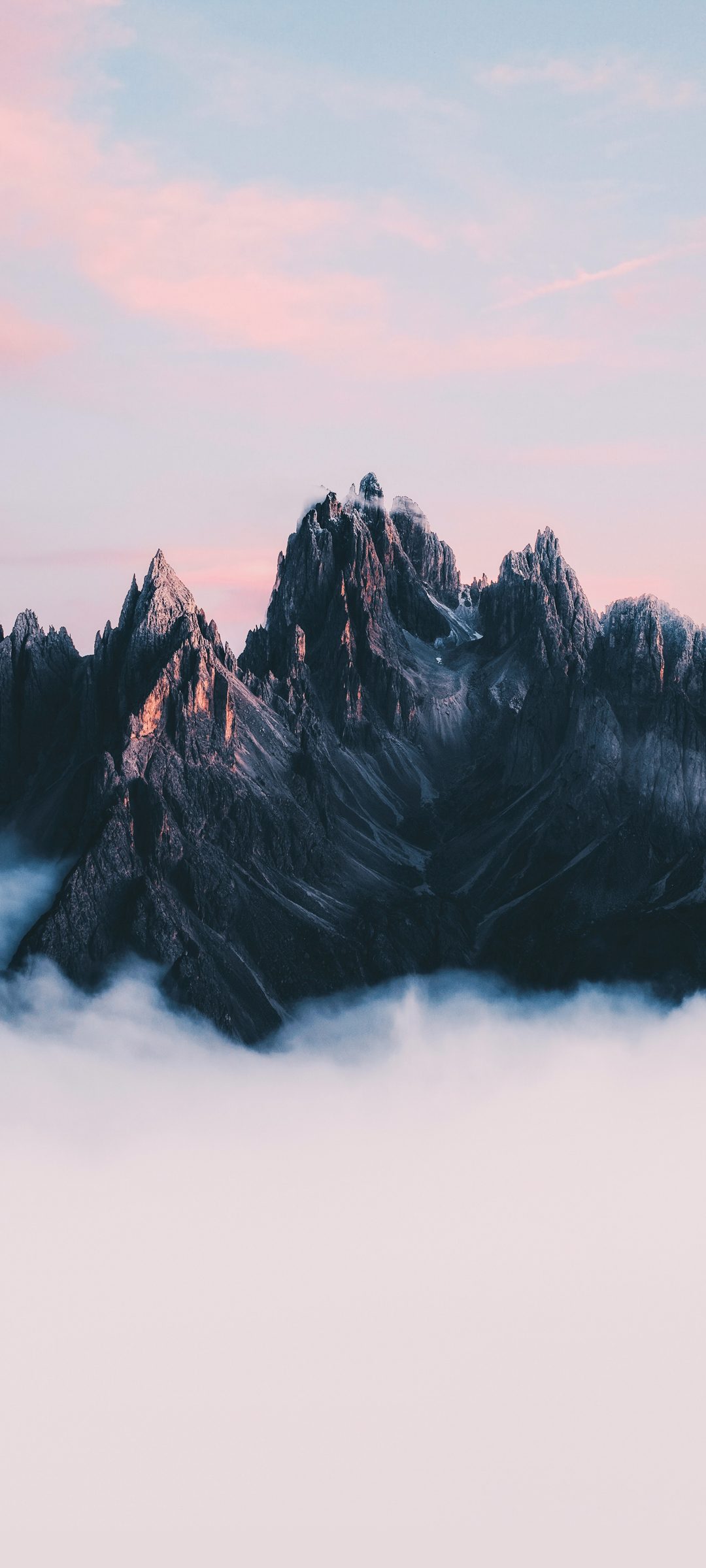 天空 云 高山 风景全屏高清手机壁纸