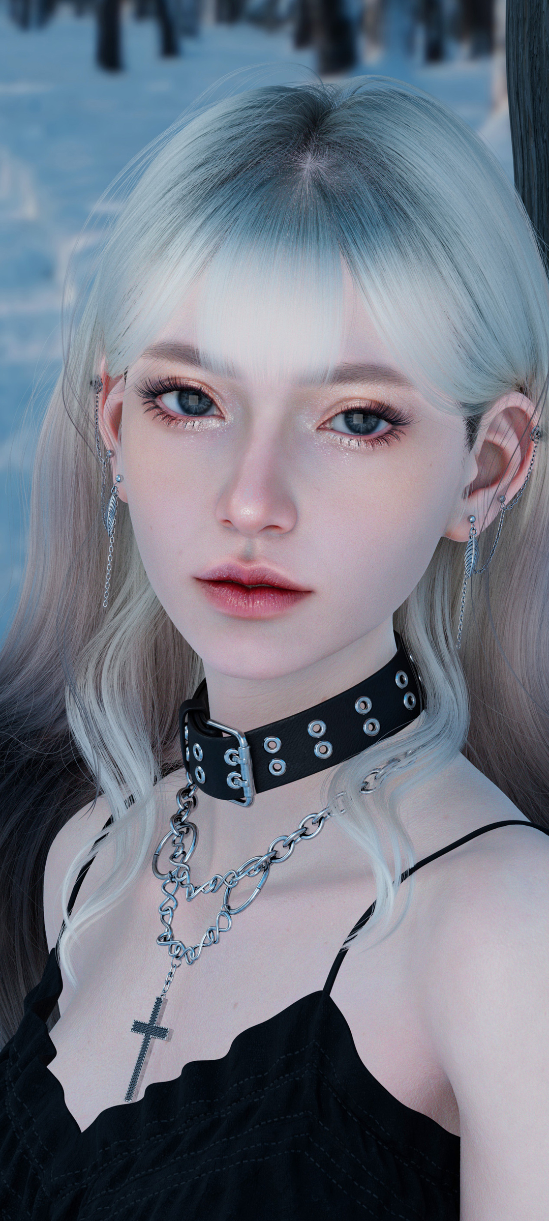 金发3D美女米娅精选高清手机壁纸