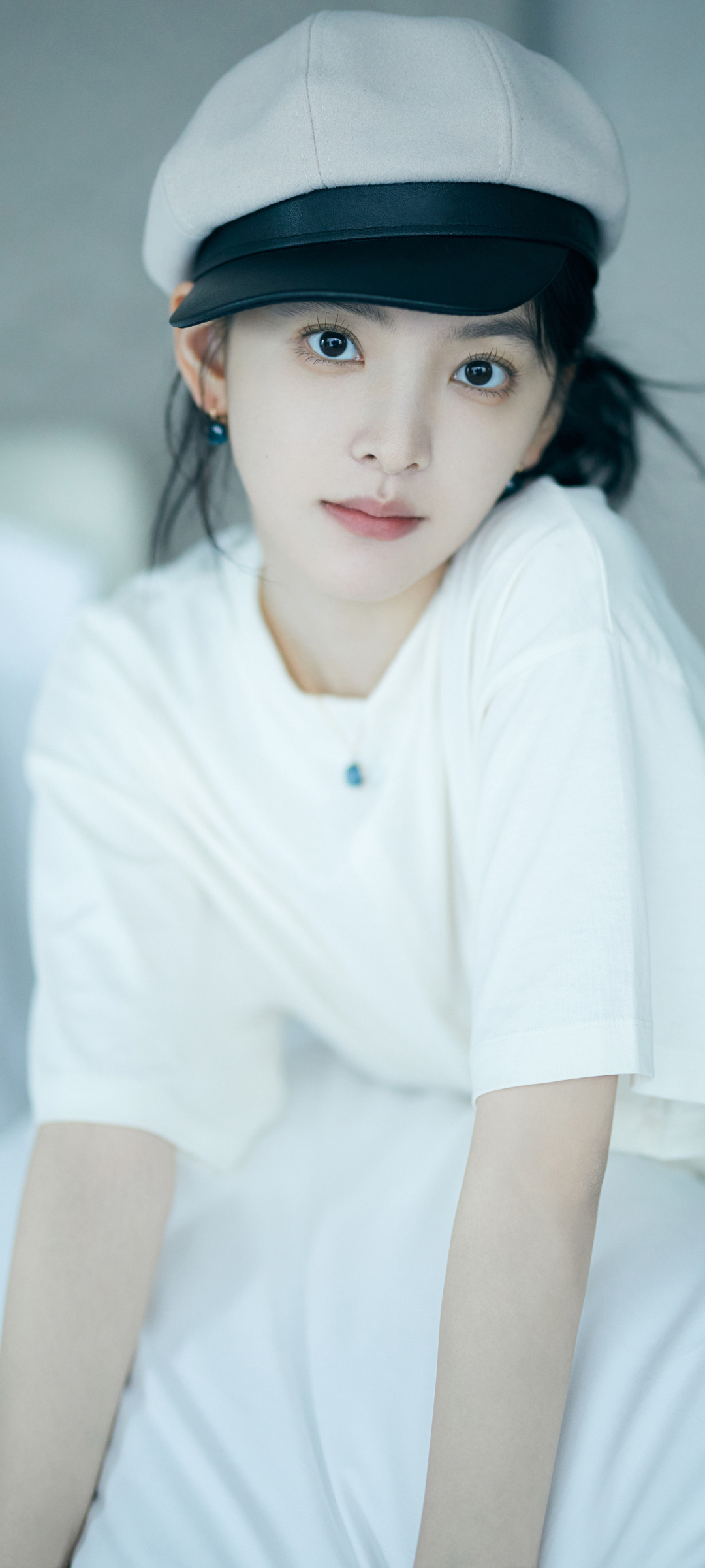章若楠 白色衣服 美女高清手机壁纸