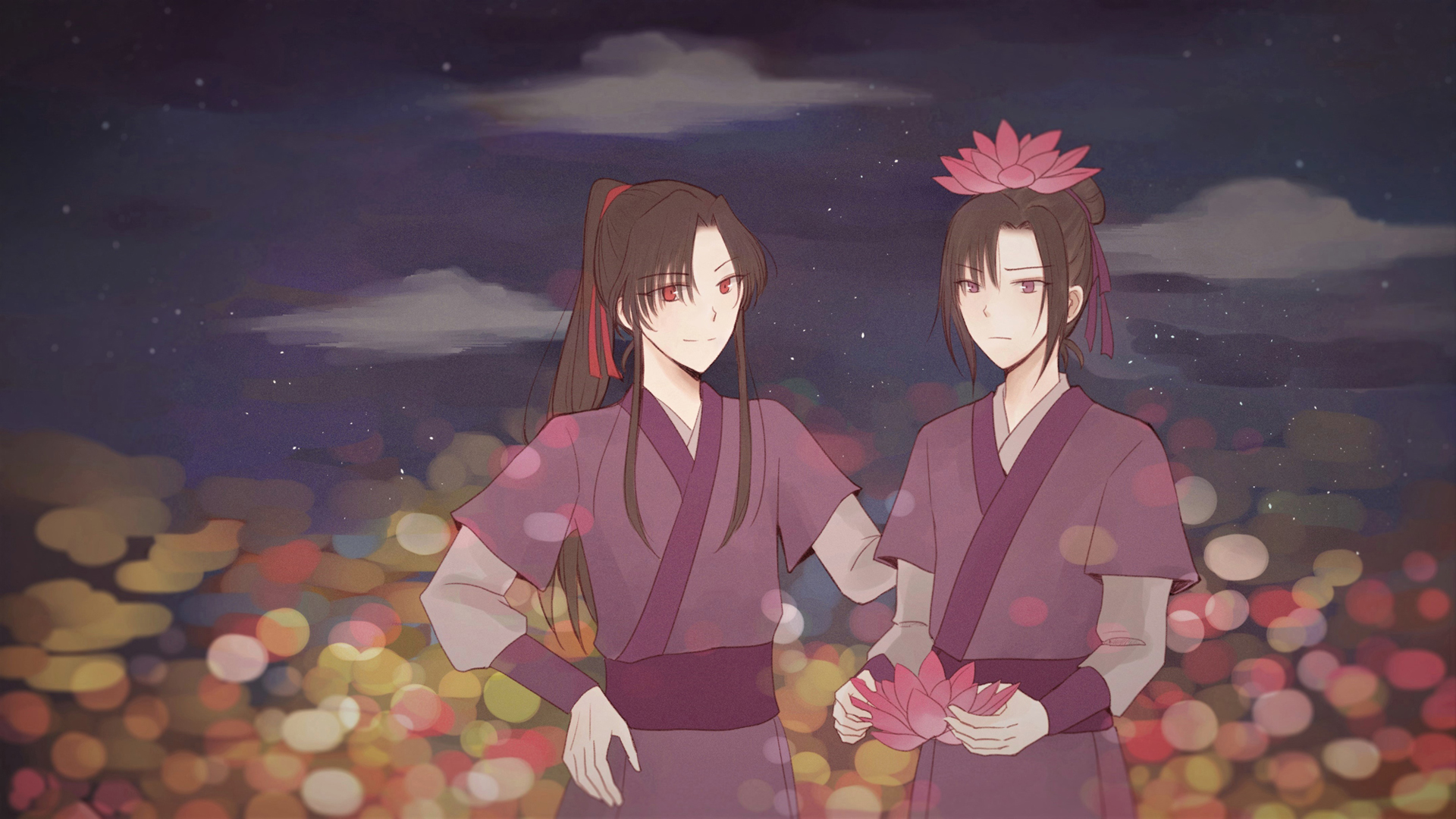 魔道祖师 江澄 魏无羡高清壁纸