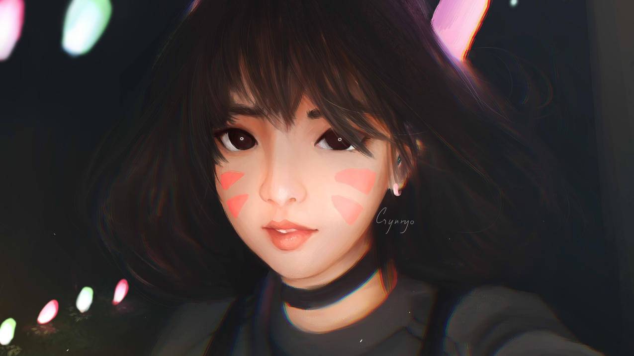《守望先锋》DVA 4K精选高清壁纸