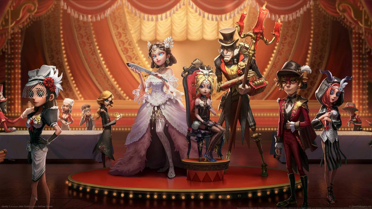 《第五人格identity v》人偶 蜡烛 椅子 舞台 4K精选游戏高清壁纸