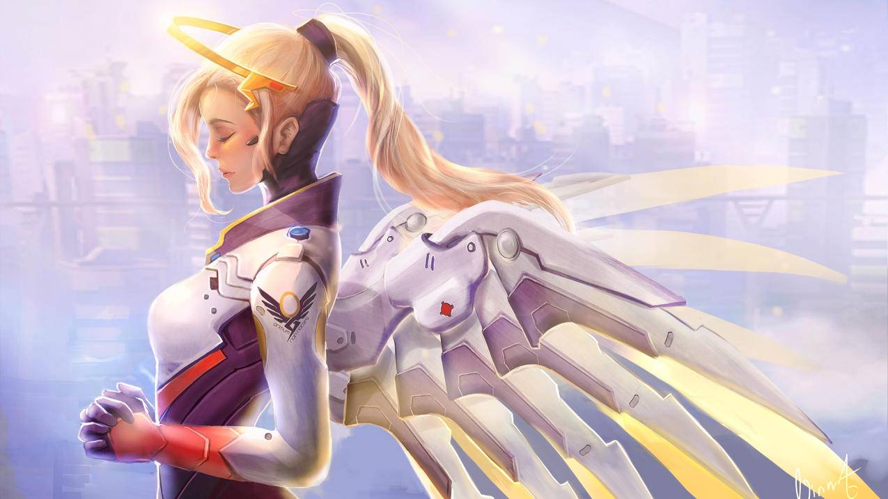 Mercy《守望先锋》5k精选高清壁纸