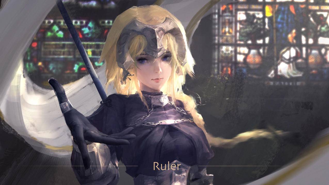 圣女贞德 fate命运 Ruler 4K精选动漫高清壁纸