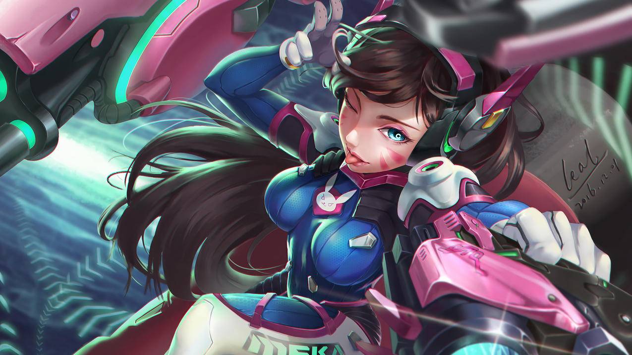 《守望先锋》Dva 4K精选游戏高清壁纸