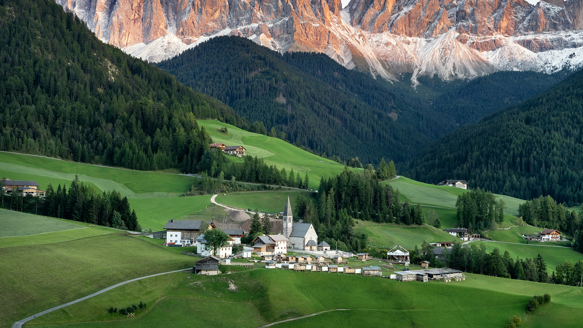 阿尔卑斯山 自然 乡村 风景 桌面 高清壁纸