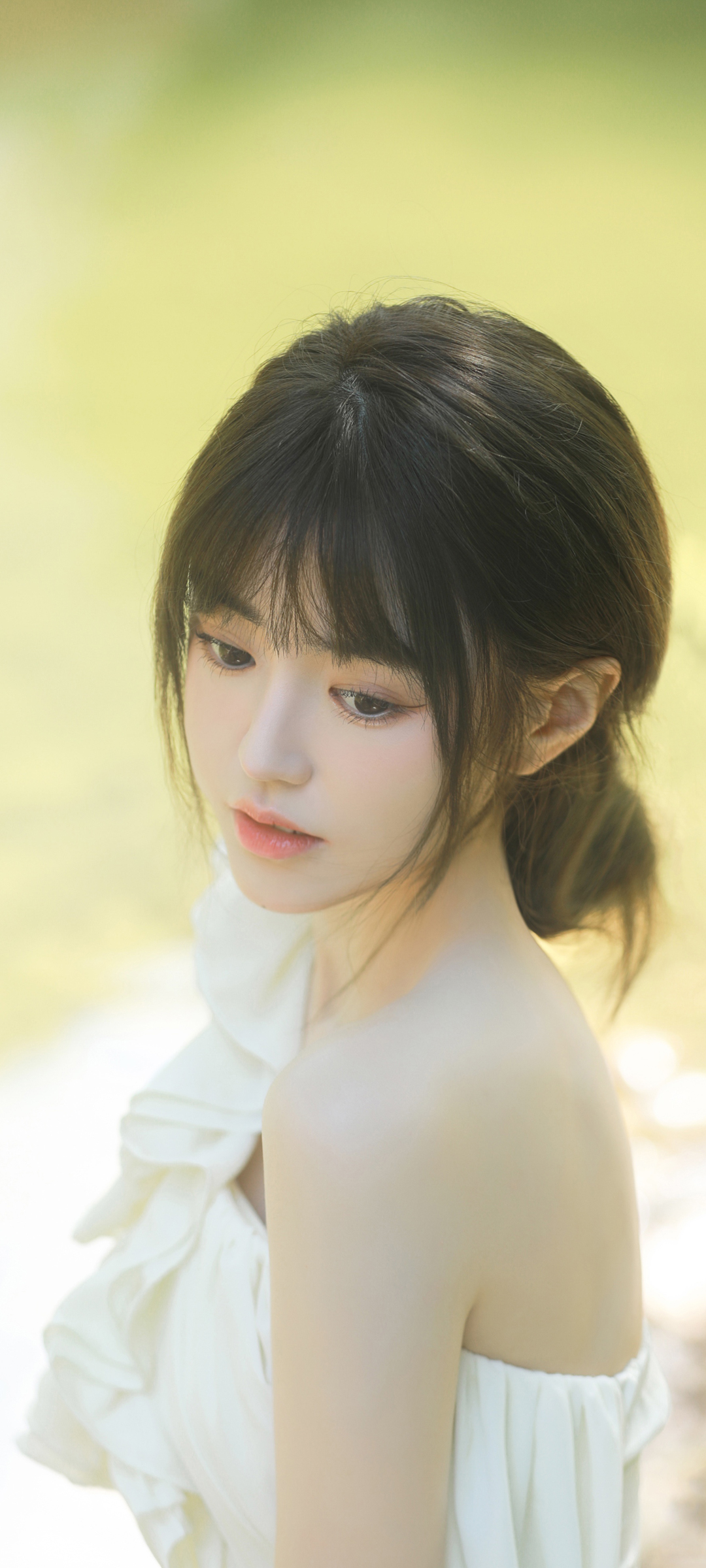 森系小清新美女高清手机壁纸图片
