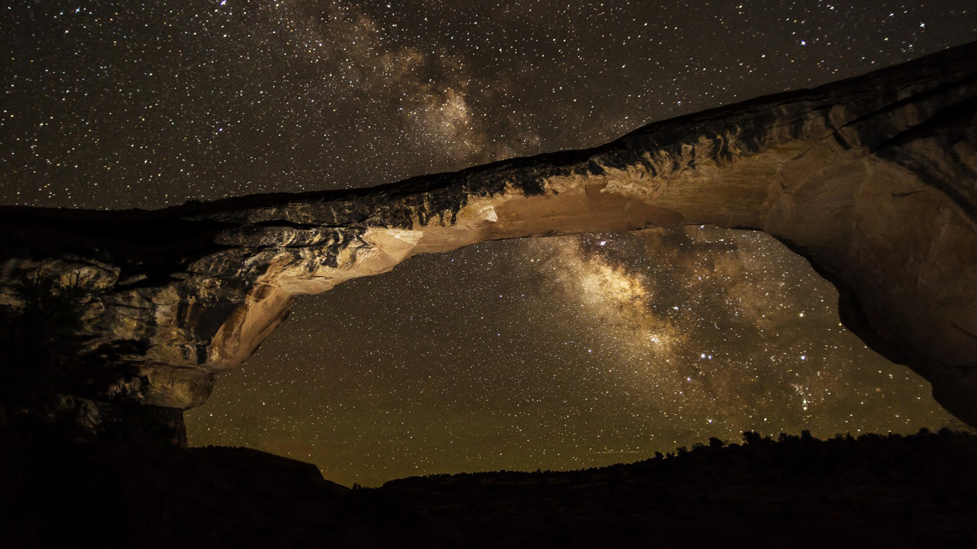 银河系,星系,恒星,美丽的景观桌面高清壁纸