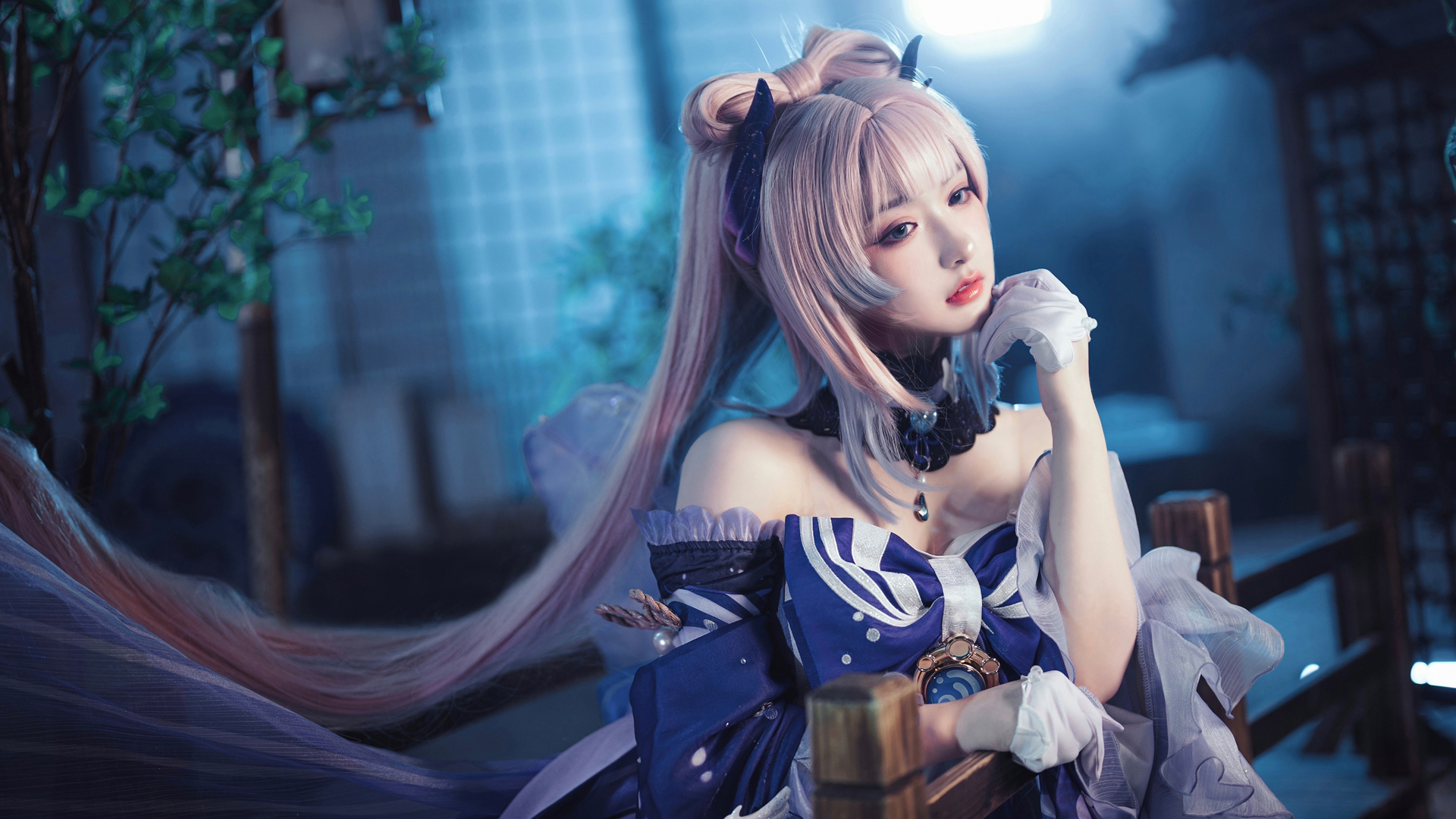 原神 珊瑚宫心海cosplay美女高清壁纸