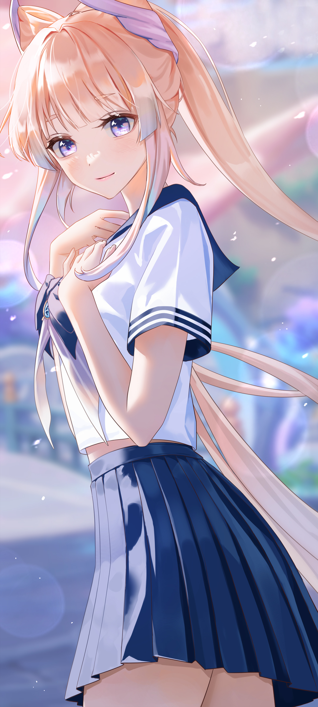 原神 珊瑚宮心海 水手服 高清手机壁纸图片