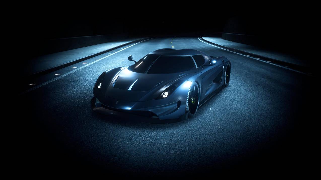 《极品飞车 Need for Speed》蓝色车 4K精选高清壁纸