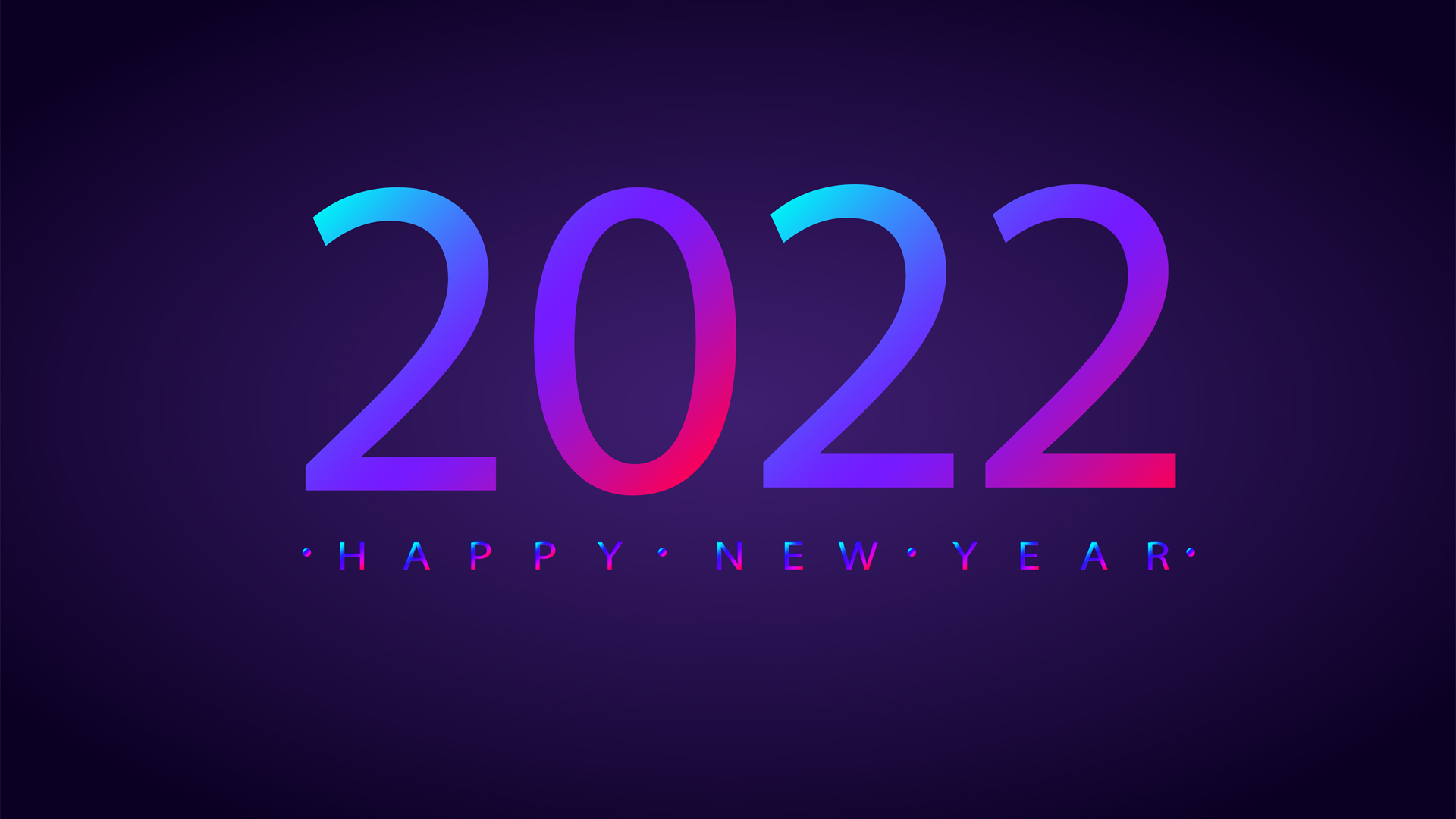 2022年新年快乐个性数字高清壁纸