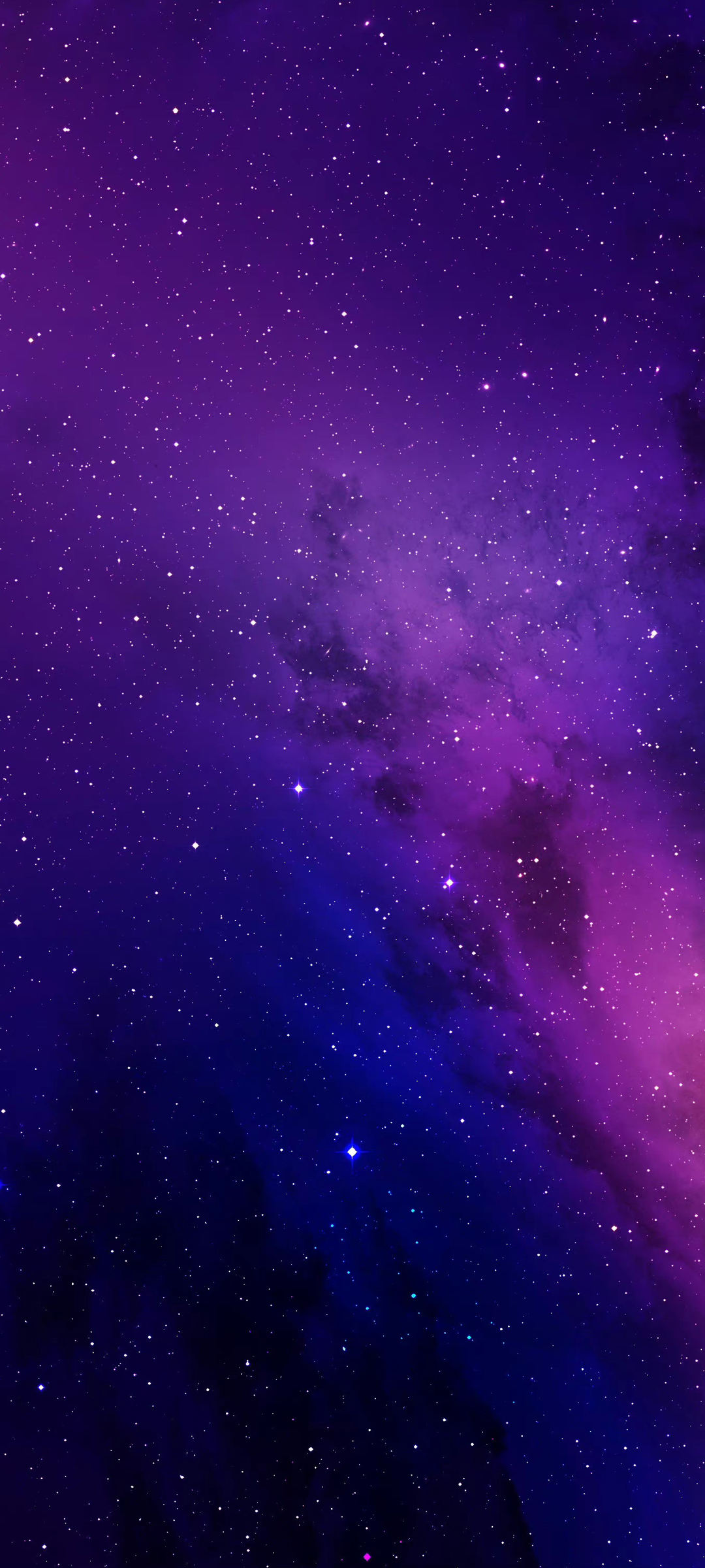 紫色星空风景高清手机壁纸