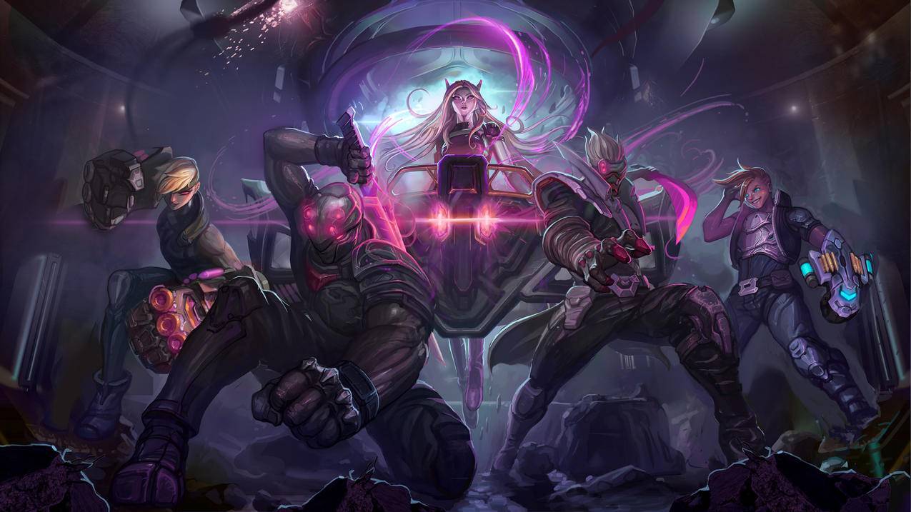 英雄联盟lol灵能特工 慎 易大师 娑娜4k游戏高清壁纸