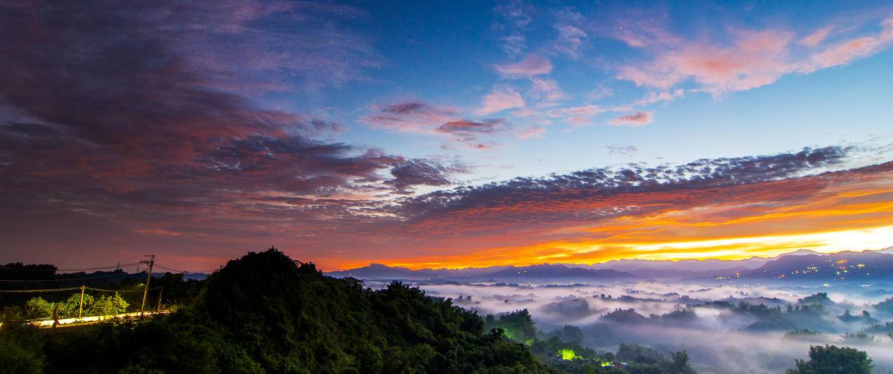 台湾风景带鱼屏高清壁纸