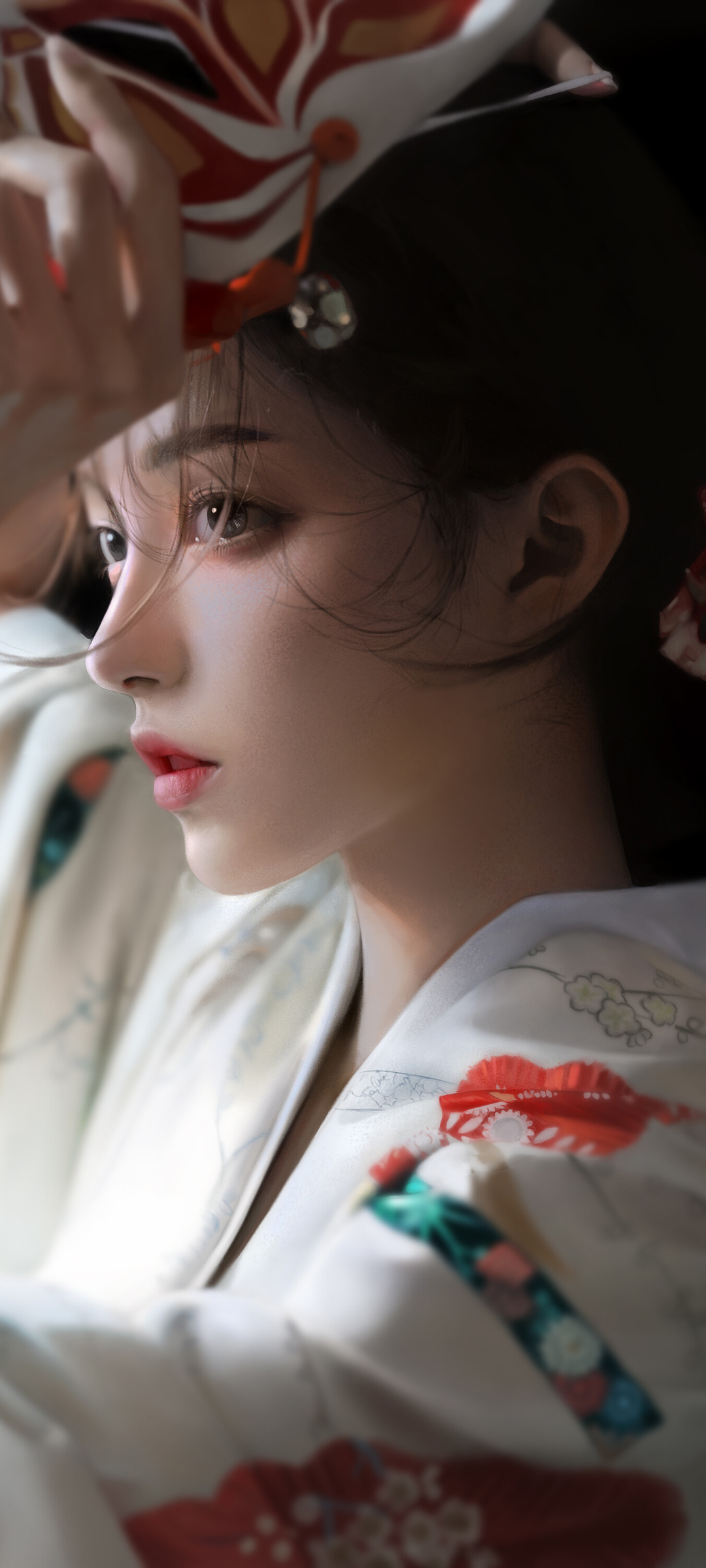 面具美女精选高清手机壁纸