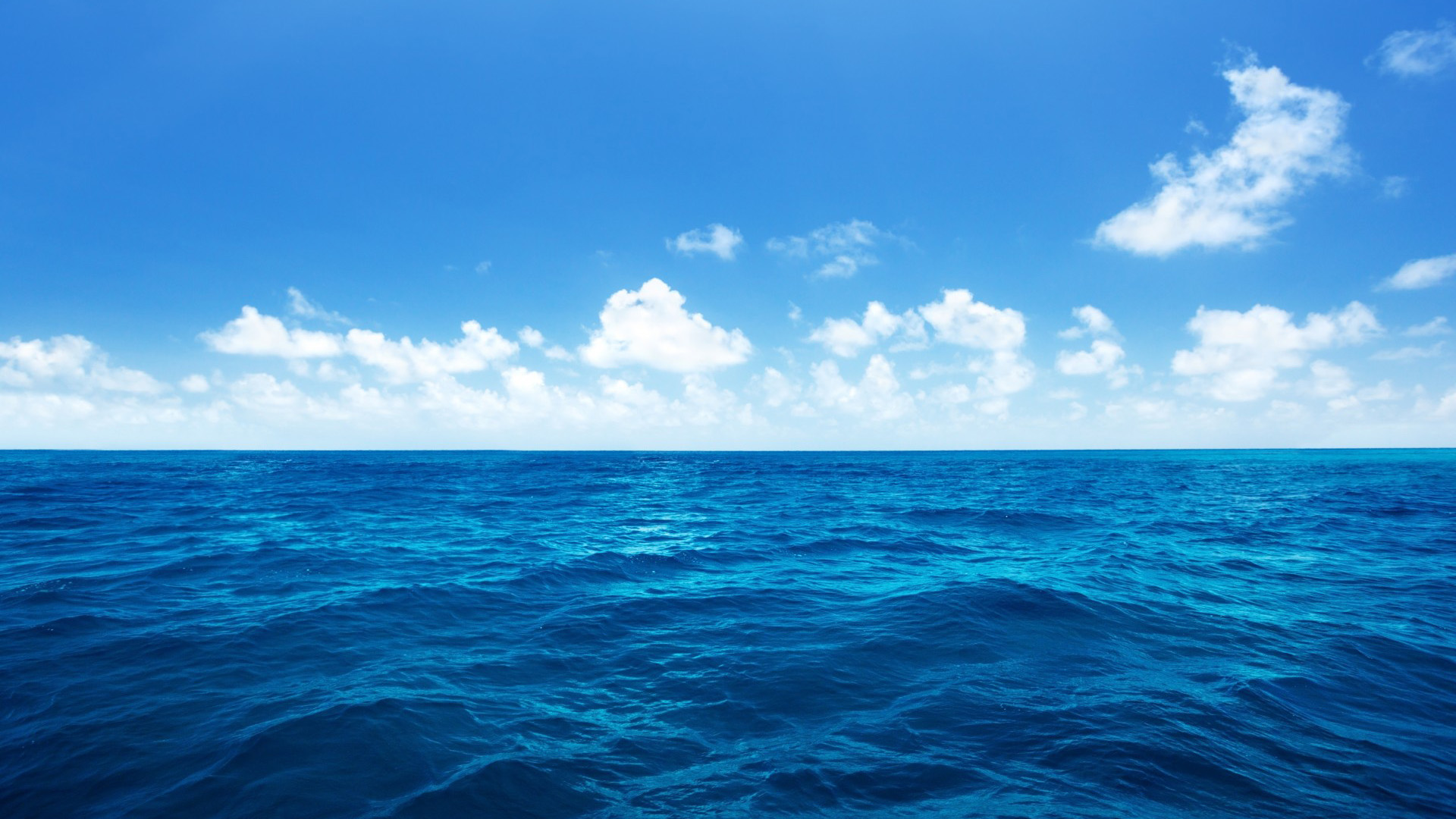 大洋,大海,云,天空,自然,海浪,风景桌面高清壁纸