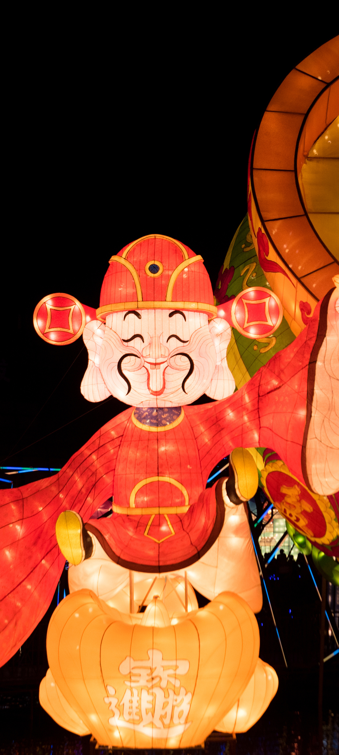 财神 花灯 高清手机 壁纸