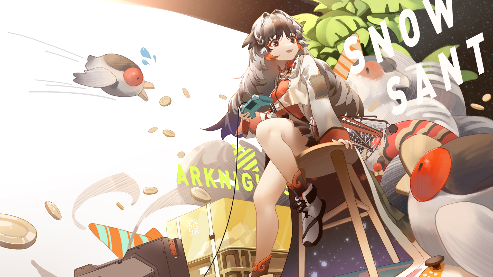 明日方舟 雪雉 同人少女 精选高清壁纸