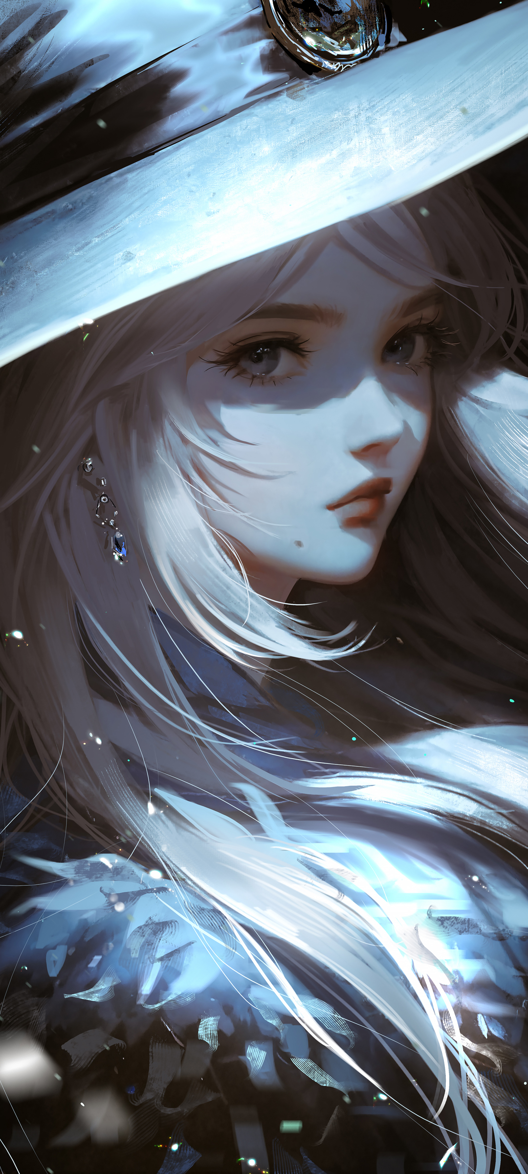 少女 帽子 动漫 唯美 高清 高清手机 壁纸