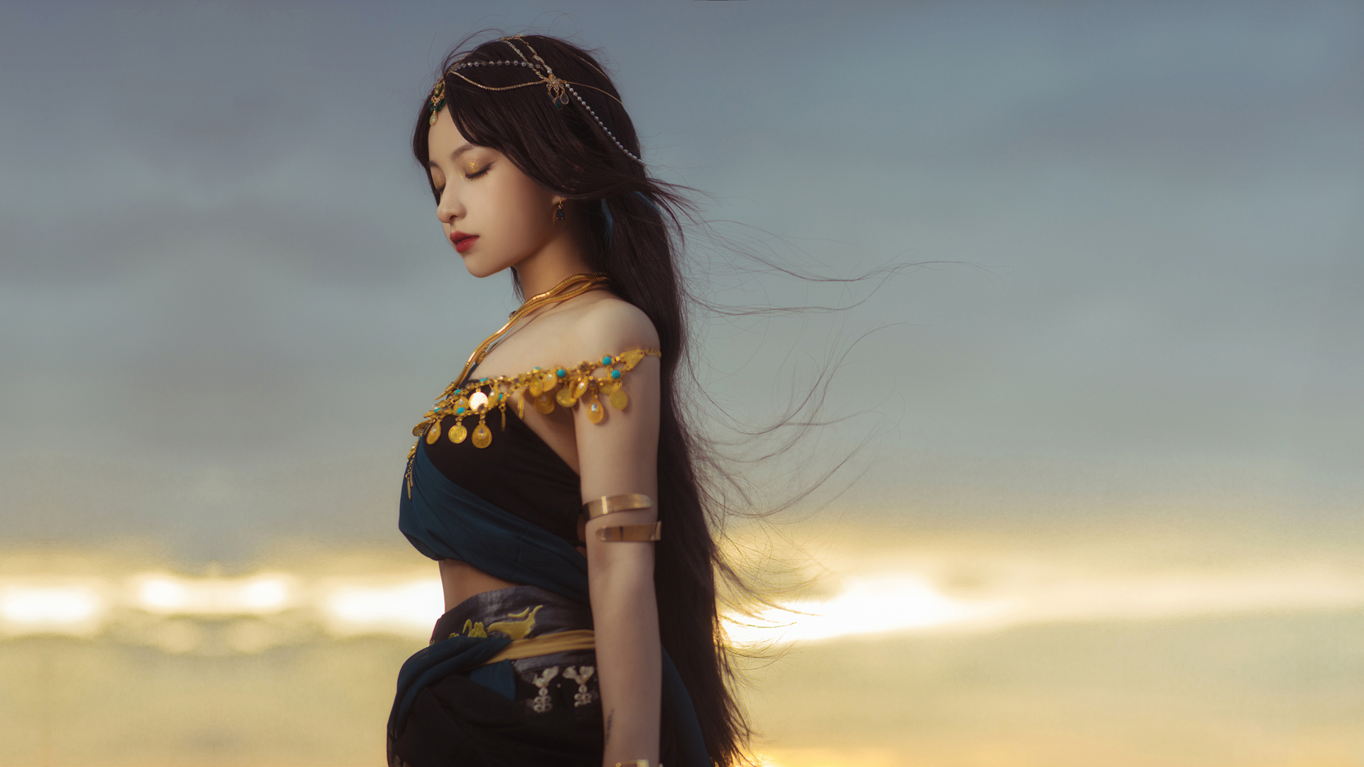 唯美西域美女高清壁纸