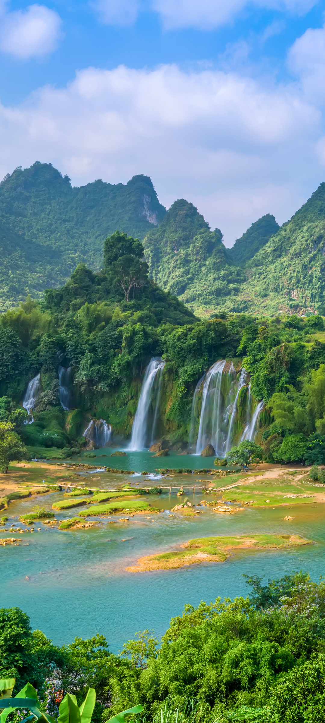 自然瀑布风景高清手机壁纸