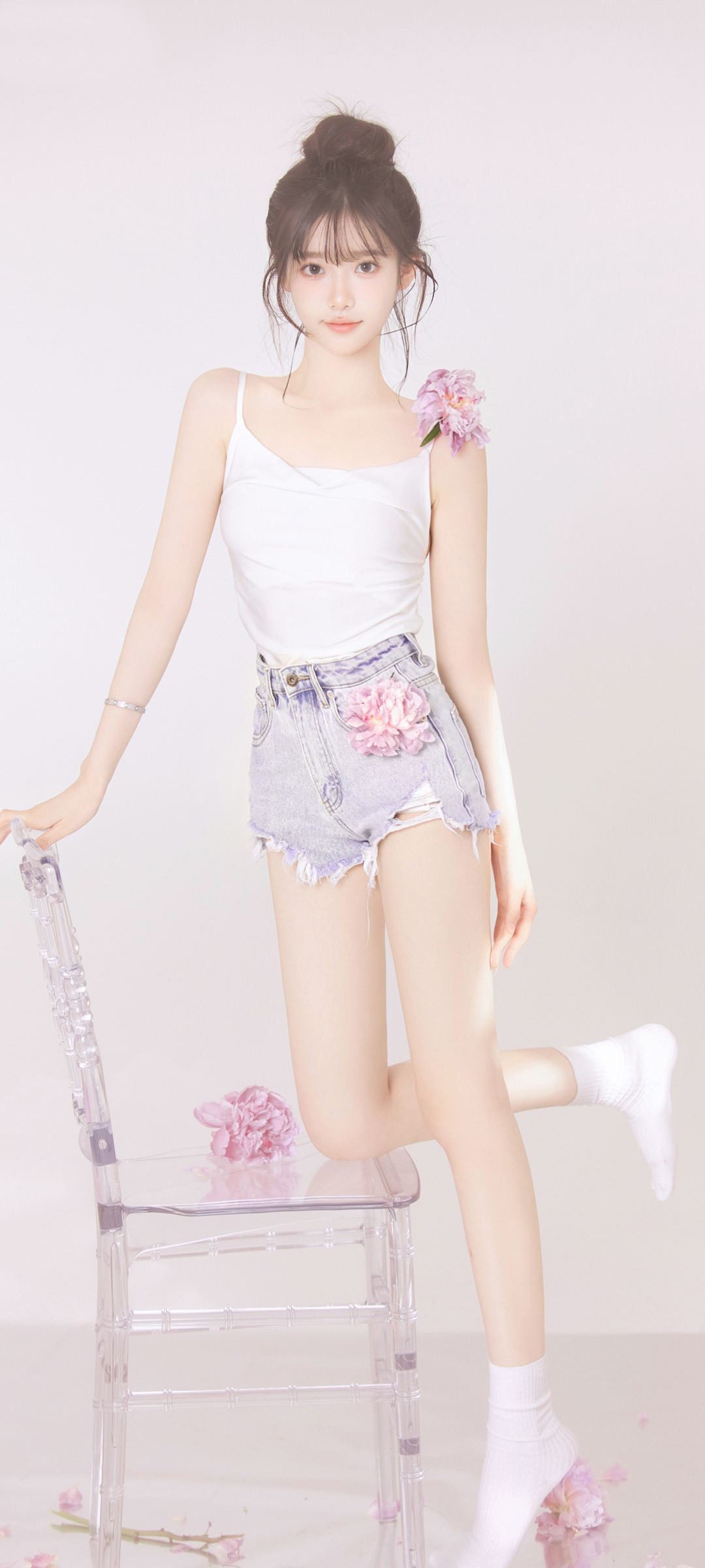 居家清新可爱美女好身材 高清手机美女壁纸