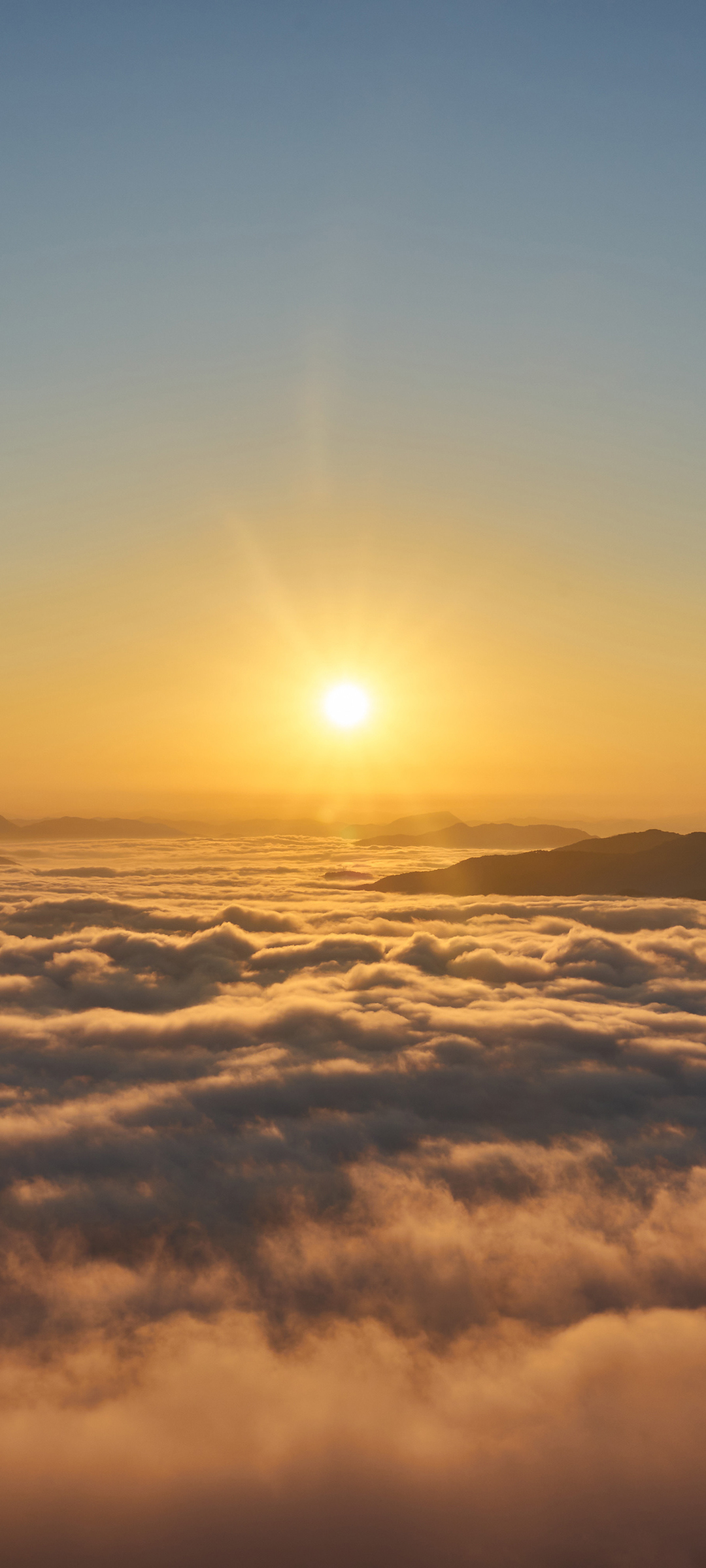 风景 云海 太阳 全屏高清手机壁纸