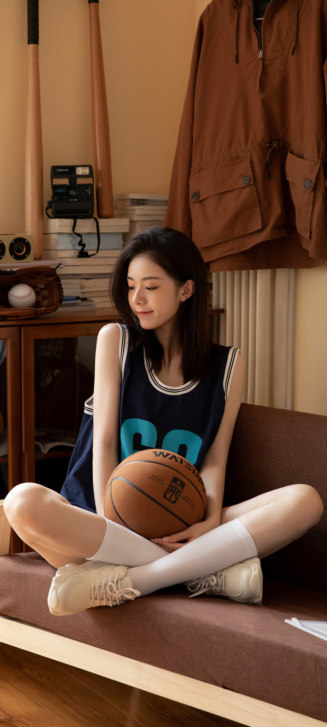 运动美女 篮球 美女高清手机壁纸