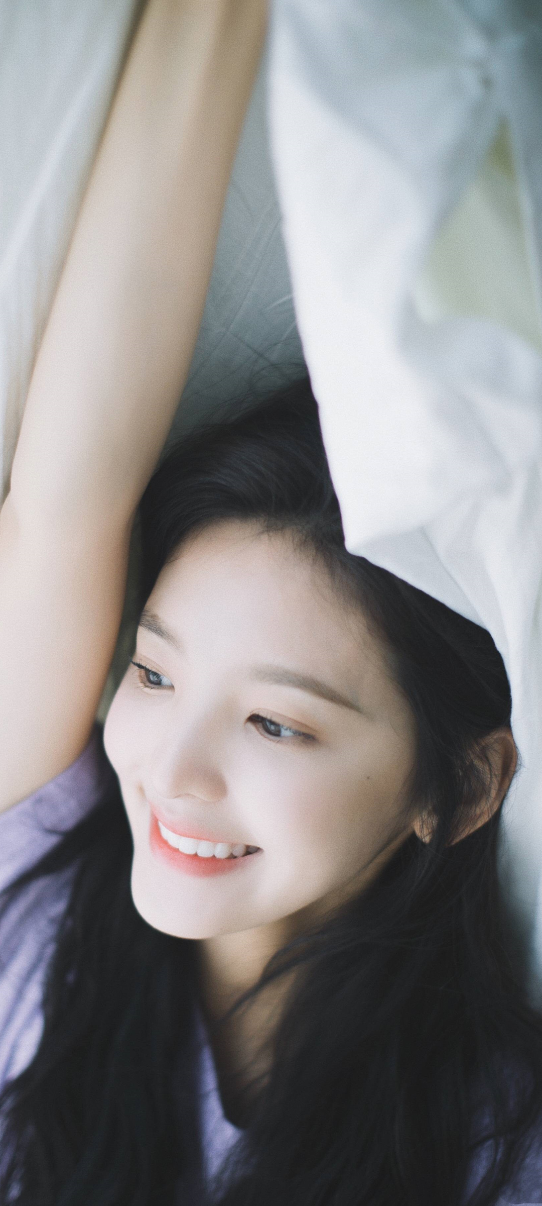清纯甜甜微笑 章若楠 美女高清手机壁纸