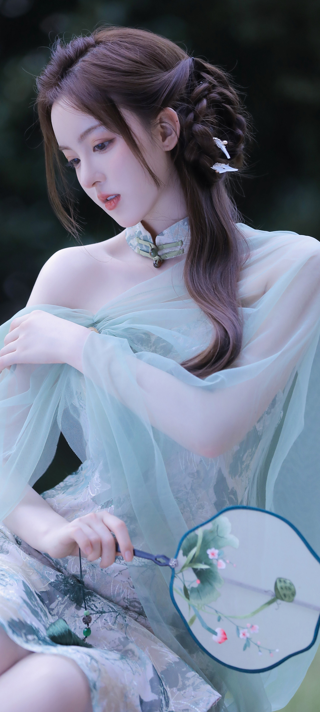古风可爱清纯美女高清手机壁纸图片